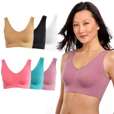 Comfortisse Bra Perfect Fit Set of 6 Seamless Bras