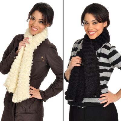 000-053 - Magic Scarf Set of Two Tubular Knit Scarves
