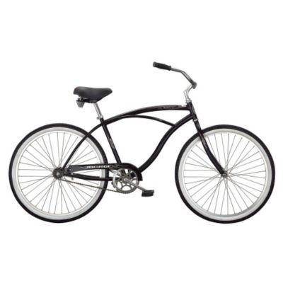 000-581 - Micargi&reg; Matte Black Pantera Beach Men's Cruiser Bike