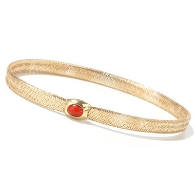 YELLOW GOLD / RED CORAL