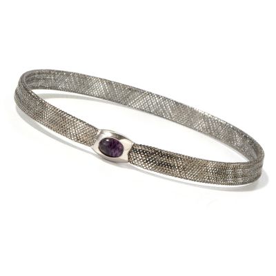 BLACK RHODIUM / AMETHYST