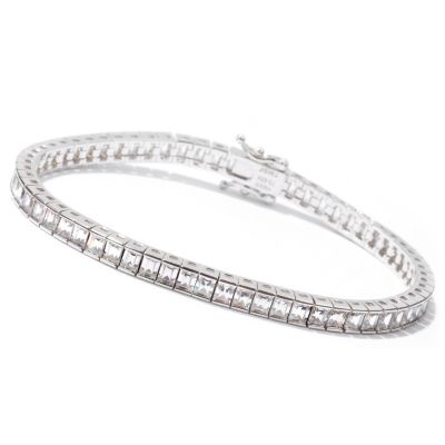 TTV SS/PLAT CHOICE LENGTH BAGUETTE TENNIS BRACELET