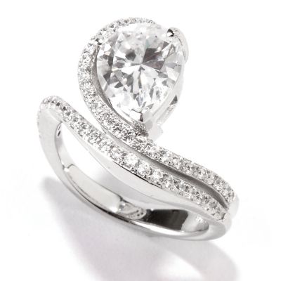 BLTASS/PLAT PEARSHAPE SWIRL RING