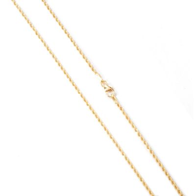 VIALE 18K ITALIAN GOLD 20" ROPE CHAIN NECKLACE