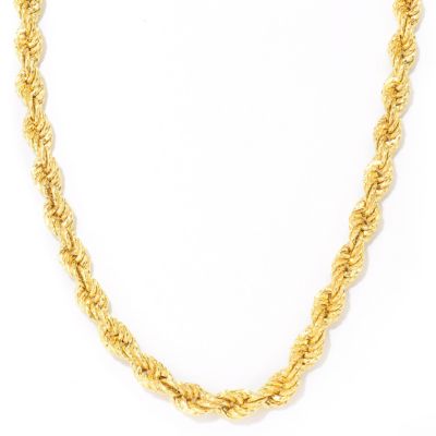 114-208 - Toscana Italiana Gold Embraced&trade; 22" Twisted Rope Chain Necklace