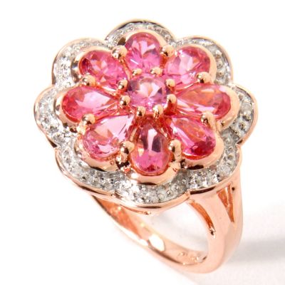 115-413 - NYC II 1.54ctw Pink Tourmaline & Diamond Accent Ring