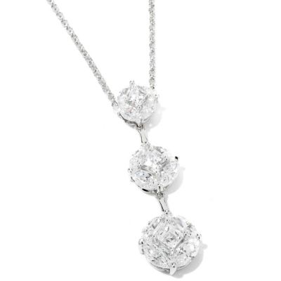 115-436 - TYCOON for Brilliante&reg; Platinum Embraced&trade; 3.66 DEW Drop Pendant w/ Chain