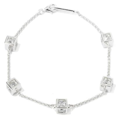 TYCOON SS/PLAT CUBE STATION BRACELET