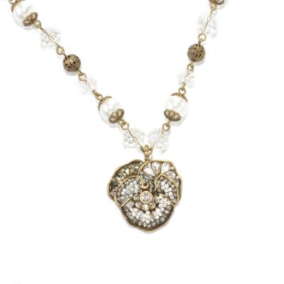 WHITE / GOLDTONE