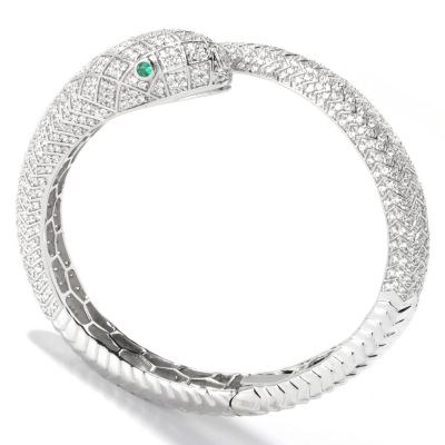SB SS/PLAT SNAKE BANGLE BRACELET