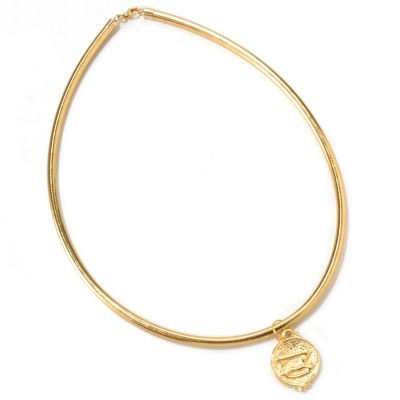 IDS SILICORO[TM] - ELECTROFORM ZODIAC CHARM ON 18" NECK