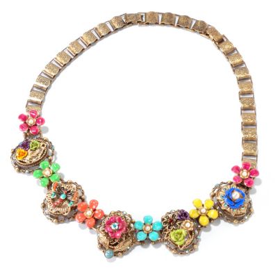 117-263 - Sweet Romance&trade; 16" RetroMex Mayan Garden Necklace