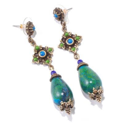 GOLDTONE DROP EARRINGS