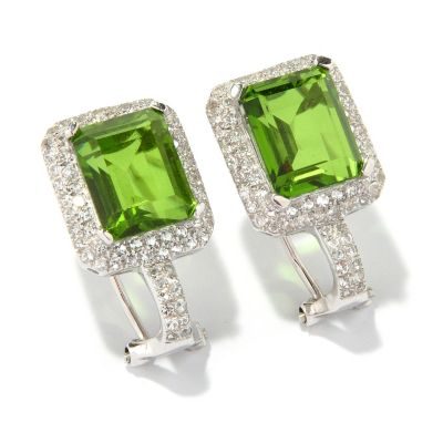 117-281 - Gem Treasures Sterling Silver 8.08ctw Quartz Doublet Earrings