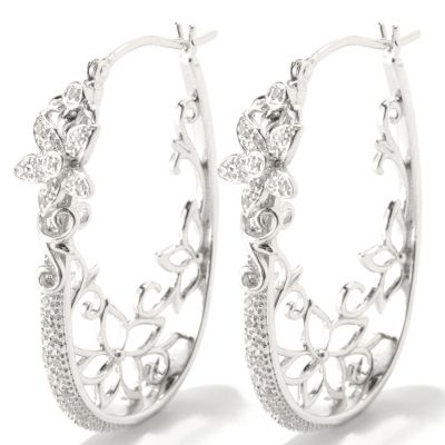 STERLING SILVER / WHITE DIAMON