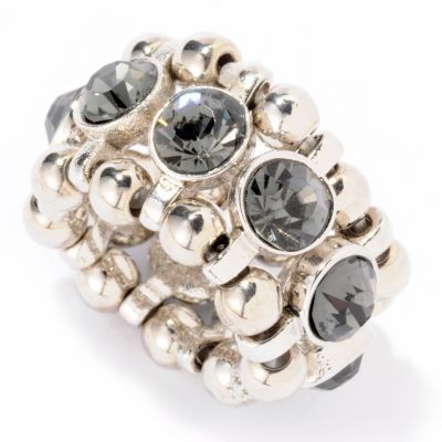 118-327 - The Find Jewelry By Annie G. Rhinestone ''Enchanted'' Adjustable Ring