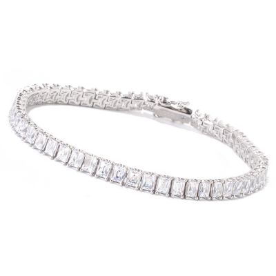 119-242 - TYCOON for Brilliante&reg; Platinum Embraced&trade; Rectangular Tennis Bracelet 