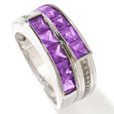 119-520 - Men's en Vogue II 3.50ctw Amethyst Band Ring
