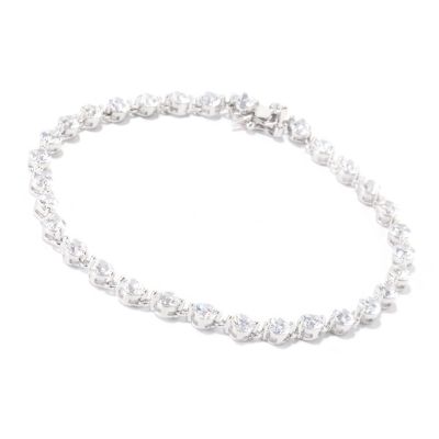 119-891 - TYCOON for Brilliante&reg; Platinum Embraced&trade; Round Cut Link Tennis Bracelet