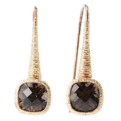 SMOKY QUARTZ / YELLOW VERMEIL