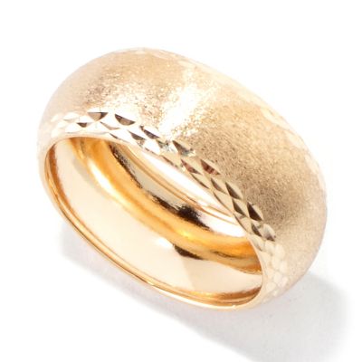 VIALE 18K SATIN D/C BAND RING