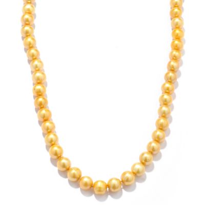 SS/P 32" 9.5-10.5mm DYED FWP NECKLACE