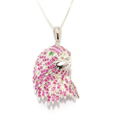 SS EAGLE PENDANT W/CHAIN