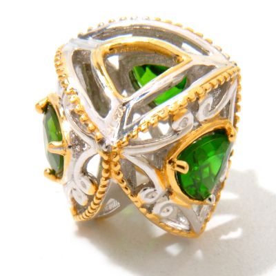 SS/PALL/18KGP CHARM TRILLION EXOTIC GEM "TRILLION"