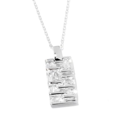 120-800 - TYCOON for Brilliante&reg; Platinum Embraced&trade; 4.36 DEW Elongated Puzzle Pendant w/ Chain