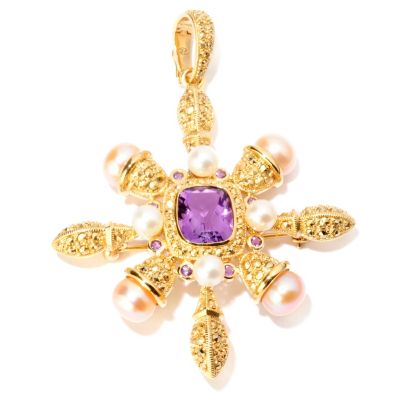 SS YLW RHOD FWP AND AMY PIN ENHANCER MARCASITE