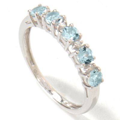 WHITE GOLD / AQUAMARINE