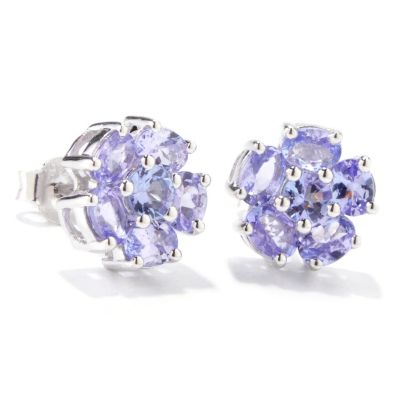SS/P EAR EXOTIC GEM CLUSTER STUD