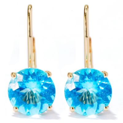 YELLOW GOLD / BLUE APATITE