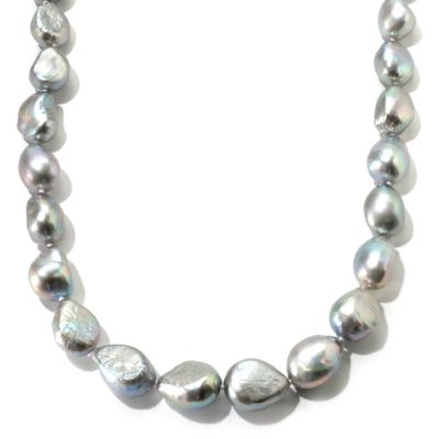 121-051 - Sterling Silver 18" 12-15mm Freshwater Cultured Pearl Necklace 