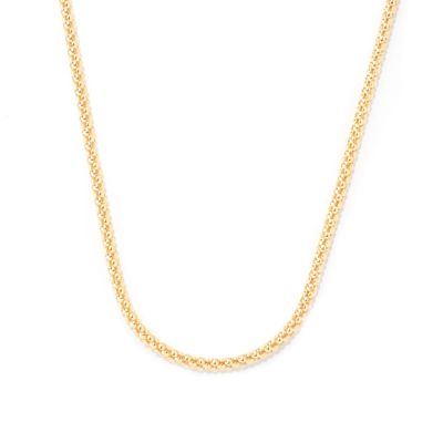 BRONZE/18KGP NECK 4MM COREANA BOMBE