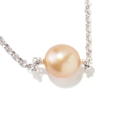 SS 18" 10-10.5MM GOLDEN SOUTH SEA PEARL NECKLACE