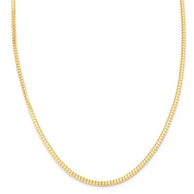 SS/18KGP NECK SHINY SNAKE - 24"