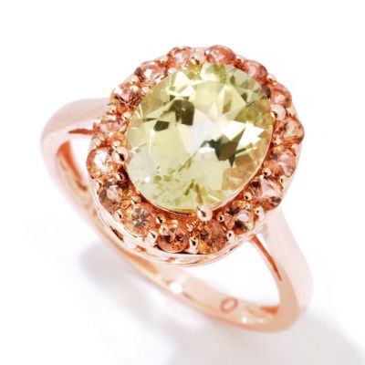14K RG SILLIMANITE OVAL RING WITH Andulasite