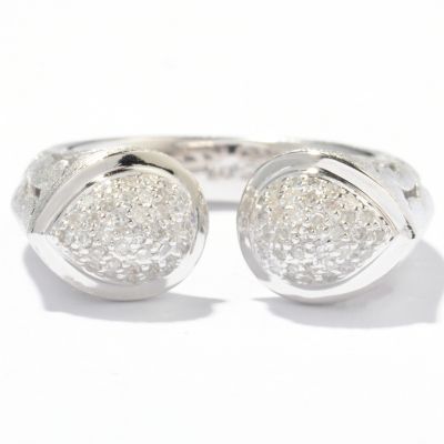 BALISSIMA BY EFFY STERLING SILVER DIAMON RING
