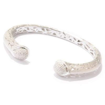 BALISSIMA BY EFFY STERLING SILVER DIAMOND BANGLE