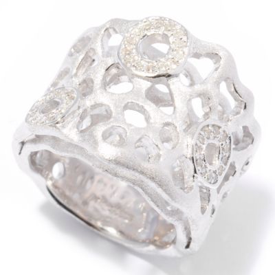 BALISSIMA BY EFFY STERLING SILVER DIAMOND RING