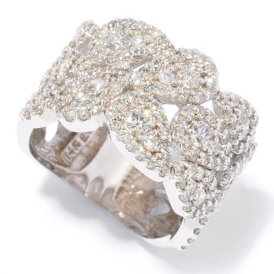 EFFY 14K WHITE GOLD DIAMOND RING