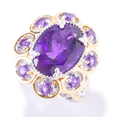 SS/PALL RING AMETHYST