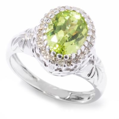 121-648 - The Vault from Gems en Vogue II 14K Gold 2.34ctw Chrysoberyl & Diamond Ring