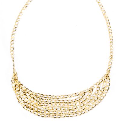 14K 18" GRADUATED CASCADE NECKLACE