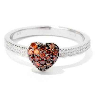 121-938 - Diamond Treasures Sterling Silver 0.20ctw Diamond Multi Shape Stack Ring