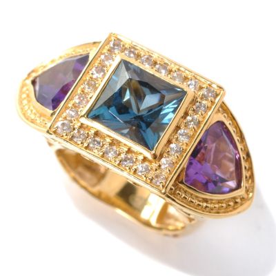 LONDON TOPAZ/YELLOW VERMEIL