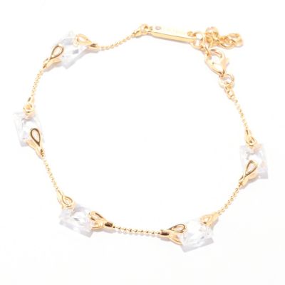 122-076 - TYCOON for Brilliante&reg; 7” 6.32 DEW Rectangular Cut Station Bracelet