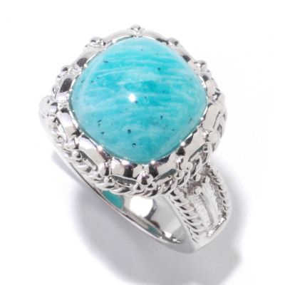 SS AMAZONANITE RING