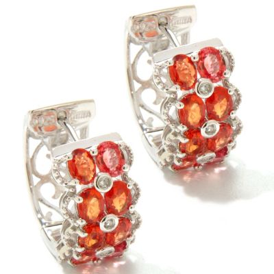 ORANGE SAPPHIRE/PLATINUM